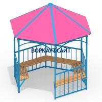 Беседка с лавками МАФ 4120 в Донецке