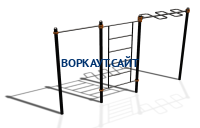 Спортивный комплекс воркаут ВС-129 в Донецке