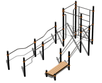 Спортивный комплекс воркаут ВС-194 в Донецке