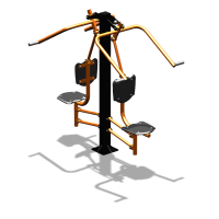 Уличный тренажер  "Верхняя тяга двойная"  УТ207 в Донецке