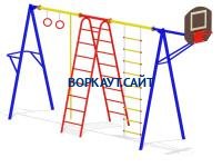 Гимнастический комплекс с баскетбольным щитом МАФ 3001 в Донецке