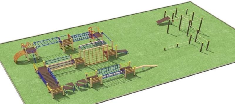 Проект спортплощадки с полосой препятствий - 1 178 100 рублей в Донецке
