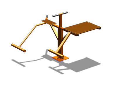 Уличный тренажер "Пресс Гиперэкстензия" УТ327 в Донецке