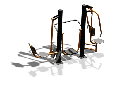 Уличный тренажер "Жим ногами Шагомер Жим от груди" УТ333 в Донецке