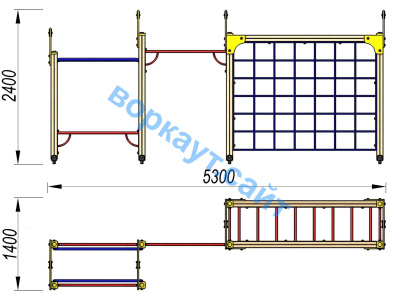 Детский спортивный комплекс Атлет ДСК 3106 в Донецке