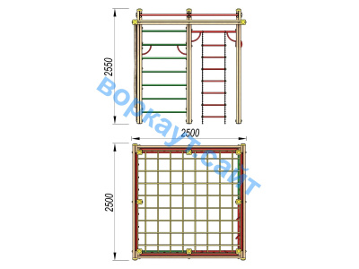 Детский спортивный комплекс ДСК 3110 в Донецке Детский спортивный комплекс ДСК 3110 в Донецке