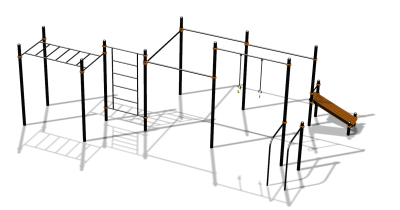 Спортивный комплекс воркаут ВС-153 в Донецке