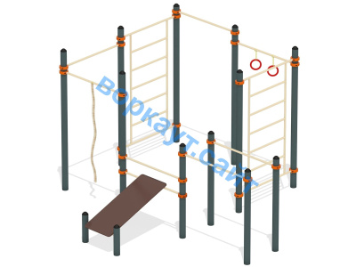 Спортивный комплекс воркаут ВС-47 в Донецке