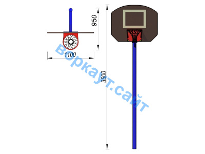 Баскетбольный щит СИО 3510 в Донецке