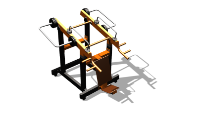 Силовой уличный тренажер  "Жим вверх"  УТ421 в Донецке