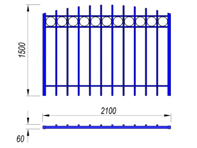 Ограждение спортивной площадки МАФ 5005 в Донецке