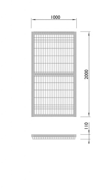 Калитка спортивной площадки МАФ 5105 в Донецке