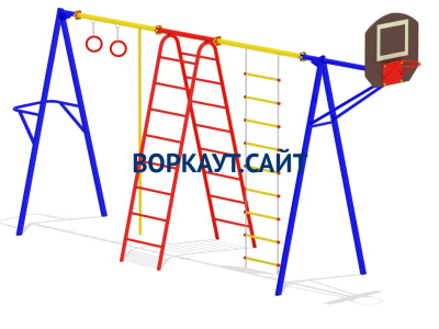 Гимнастический комплекс с баскетбольным щитом МАФ 3001 в Донецке Гимнастический комплекс с баскетбольным щитом МАФ 3001 в Донецке
