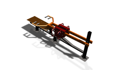 Силовой уличный тренажер  "Жим лежа"  УТ411 в Донецке