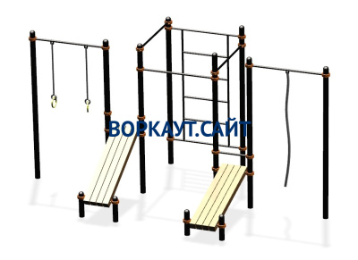 Спортивный комплекс воркаут ВС-44 в Донецке