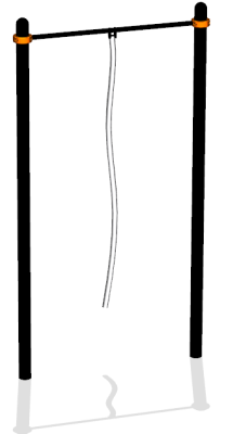 Турник с гимнастическим канатом ВС-34 в Донецке