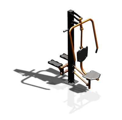 Уличный тренажер "Жим от груди Степпер" УТ342 в Донецке