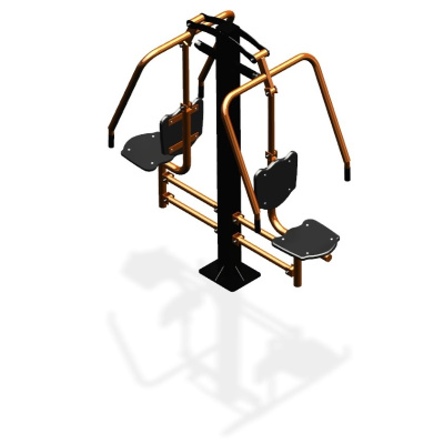 Уличный тренажер  "Жим от груди двойной" УТ204 в Донецке