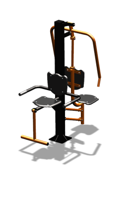 Уличный тренажер "Жим от груди Флекс" УТ324 в Донецке