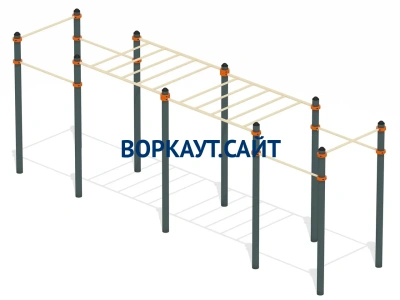 Воркаут рукоход с турниками ВС-23 в Донецке