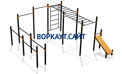 Спортивный комплекс воркаут ВС-109 в Донецке