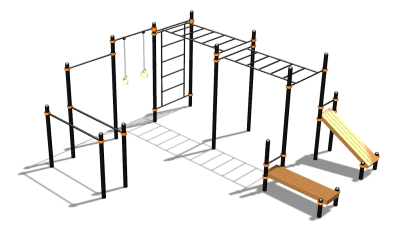 Спортивный комплекс воркаут ВС-71 в Донецке