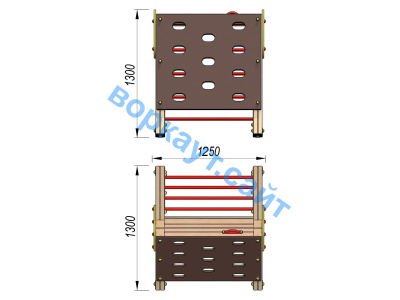Детский спортивный комплекс ДСК 3202 в Донецке