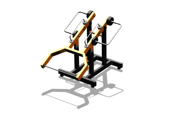 Силовой уличный тренажер  "Мультиштанга"  УТ417 в Донецке