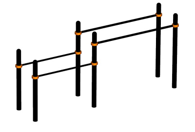 Брусья разновысокие ВС-15 в Донецке