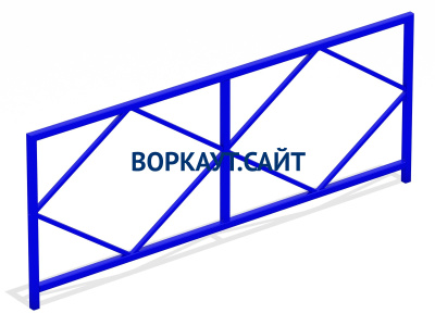 Ограждение площадки МАФ 5001 в Донецке