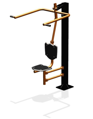 Уличный тренажер "Верхняя тяга одинарный" УТ 114 в Донецке