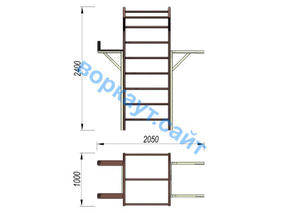 Детский спортивный комплекс 3 в 1 ДСК 3103 в Донецке