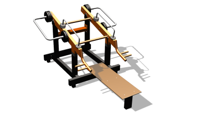 Силовой уличный тренажер  "Жим от груди"  УТ422 в Донецке