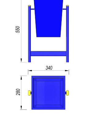 Урна МАФ 1630 в Донецке