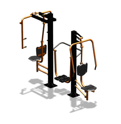 Уличный тренажер "Жим от себя Шагомер Баттерфляй" УТ303 в Донецке