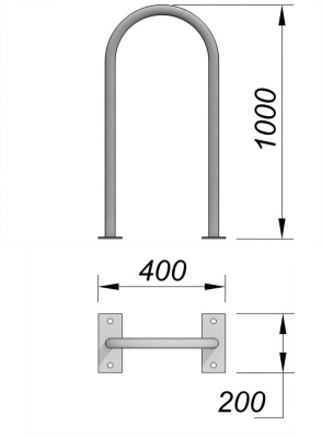 Велопарковка МАФ 6001 в Донецке