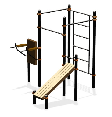 Спортивный комплекс воркаут ВС-64 в Донецке