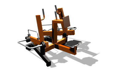 Силовой уличный тренажер  "Рычажная тяга"  УТ419 (тренажер находится на оптимизации у производства  и внешне может отличится от заявленной картинки в Донецке