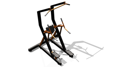 Силовой уличный тренажер  "Комбинированный станок"  УТ416 в Донецке