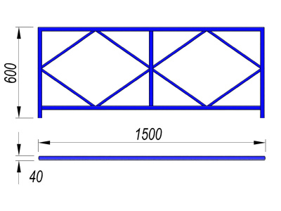 Ограждение площадки МАФ 5001 в Донецке