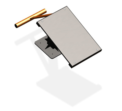 Уличный тренажер "Скамья для пресса" УТ 121 в Донецке