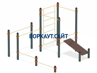 Спортивный комплекс воркаут ВС-43 в Донецке