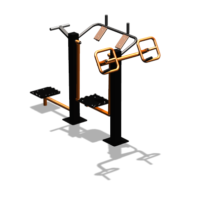 Уличный тренажер "Штурвал Пресс Супертвистер" УТ301 в Донецке