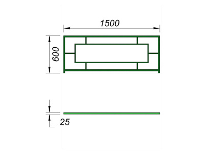 Ограждение площадки МАФ 5000 в Донецке