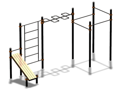 Спортивный комплекс воркаут ВС-74 в Донецке