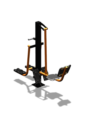 Уличный тренажер "Жим ногами Шпагат" УТ315 в Донецке