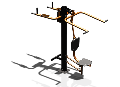 Уличный тренажер "Верхняя тяга Брусья Пресс" УТ339 в Донецке