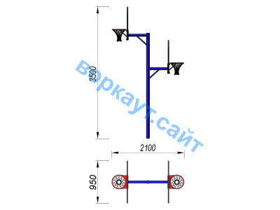 Баскетбольный щит двойной СИО 3511 в Донецке