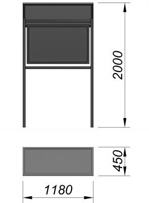 Информационный стенд МАФ 6006 в Донецке